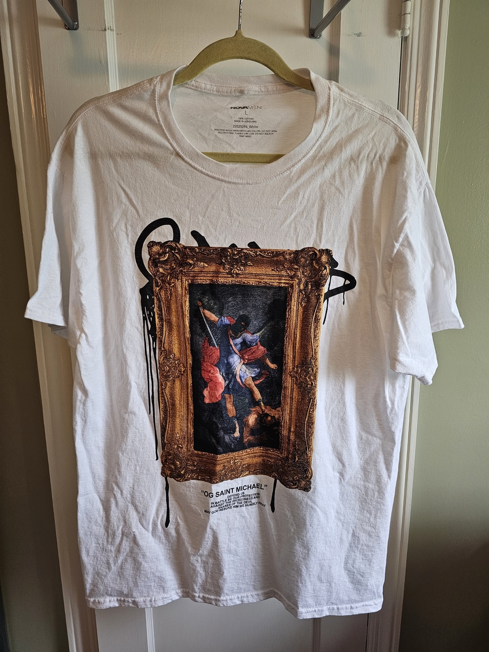 OG SAINT MICHAEL Graphic Tee with Framed Print